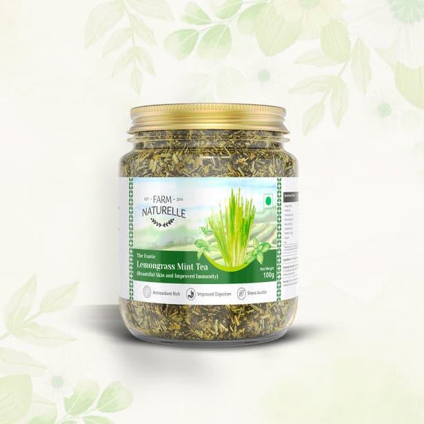 Lemongrass Mint Green Tea - Farm Naturelle