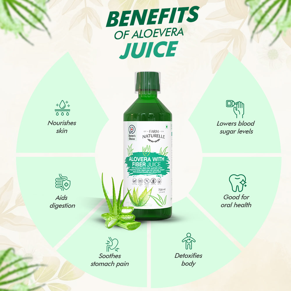 Aloe Vera Juice - Revitalize Hair, Skin, and Digestive Health