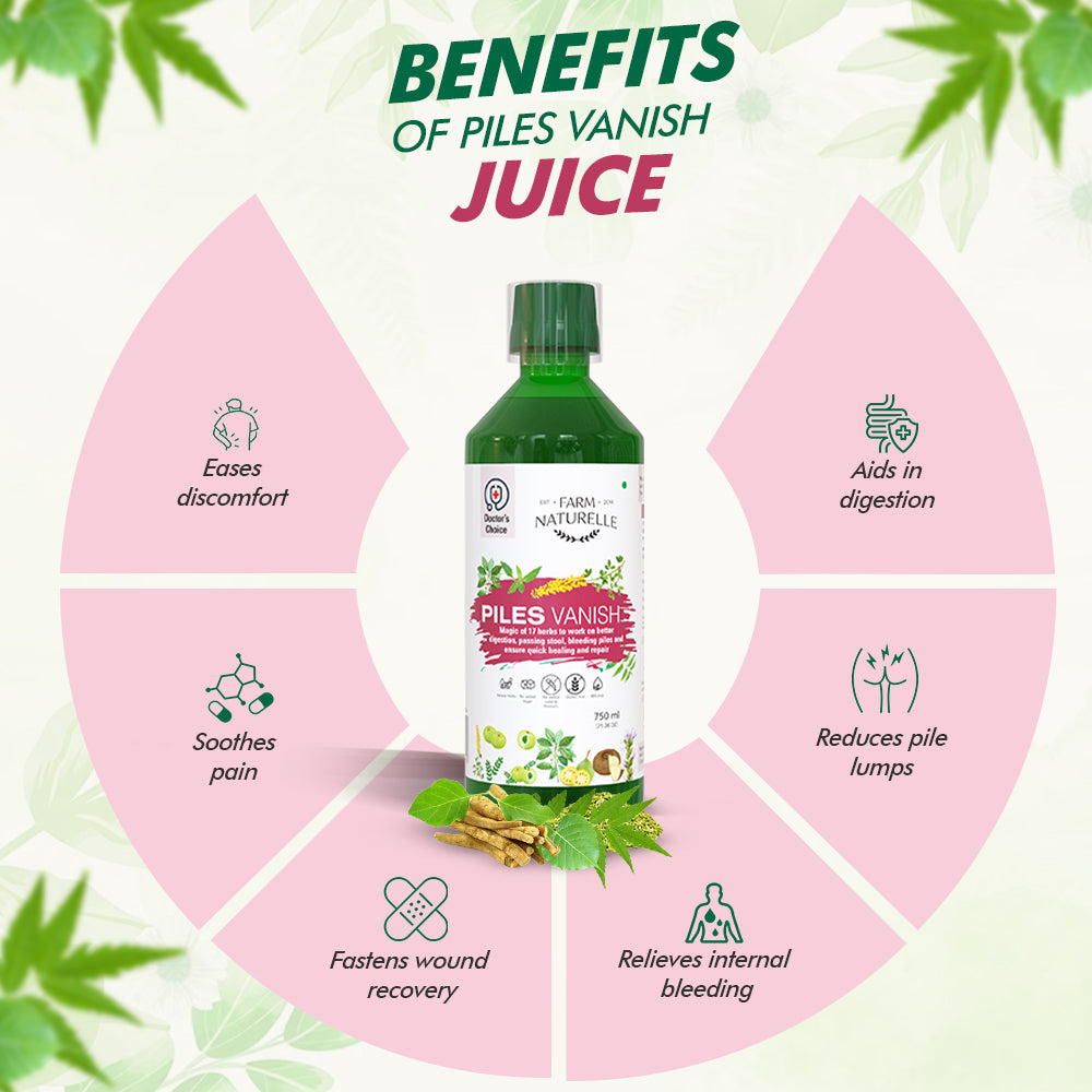 Piles Support Juice - Digestive Health and Inflammation Relief