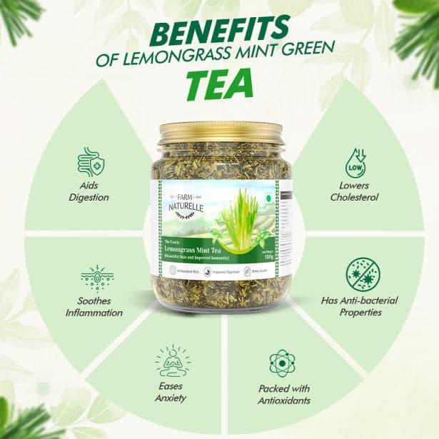 Lemongrass Mint Green Tea - Farm Naturelle