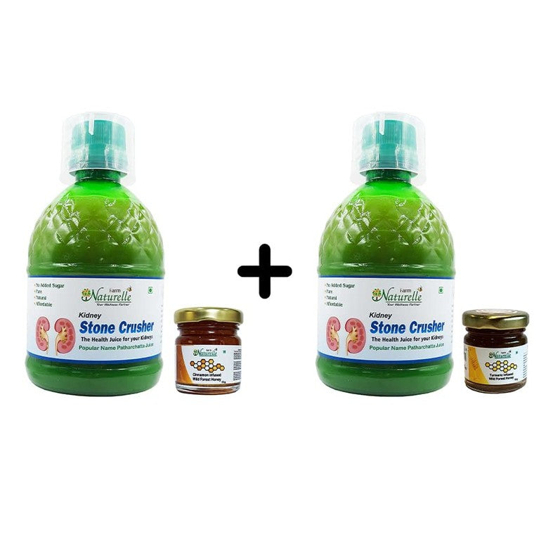 Farm Naturelle Patharchatadi Juice | Kidney Stone Crusher-Breaker Juice | Dissolve Or Break Stone, Patharchatta, Gorju Beej, Punarnava Bark & Ajwain Blend Of Ayurvedic Herbs For Kidney (750ml Pack of 1)