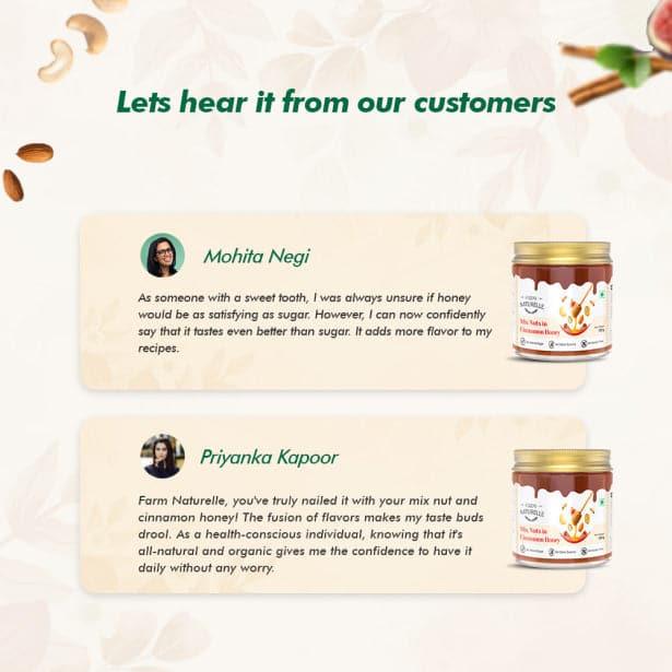 Mix Nut in Cinnamon Honey - Farm Naturelle