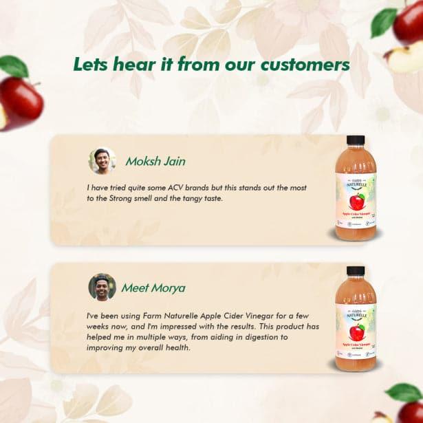 Apple Cider Vinegar with Mother - Farm Naturelle