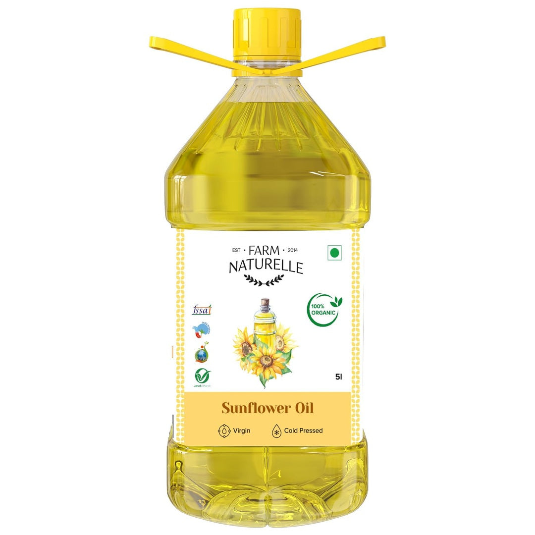 Farm Naturelle - Organic Wood Pressed Black Mustard Oil in Pet bottle in 1000ml| Mustard Oil for Cooking