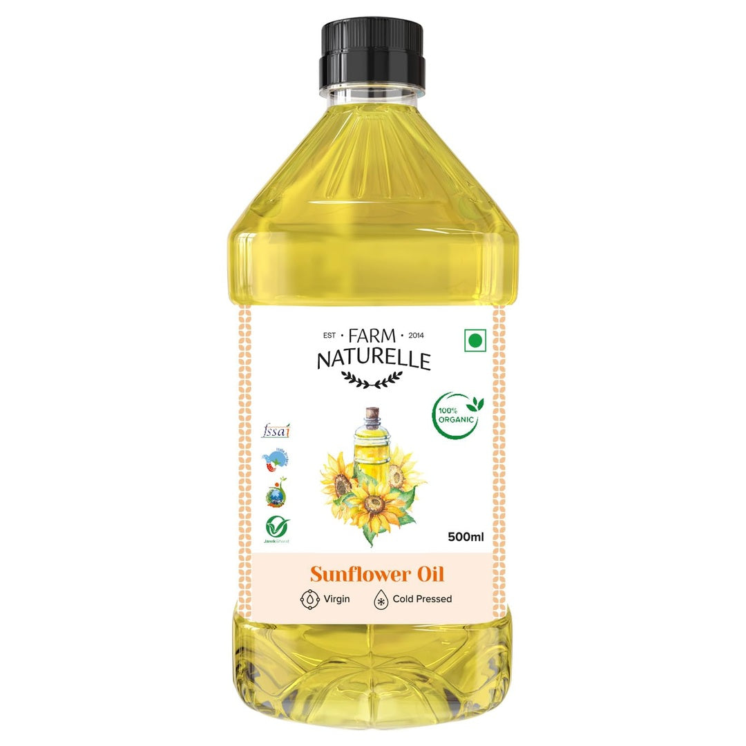 Farm Naturelle - Organic Wood Pressed Black Mustard Oil in Pet bottle in 1000ml| Mustard Oil for Cooking