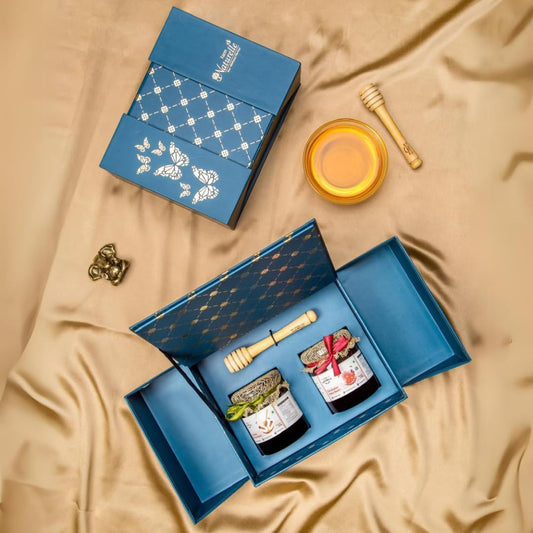 Harmony Delight Gift Set - 2 x 250g Eucalyptus and Cinnamon Honey