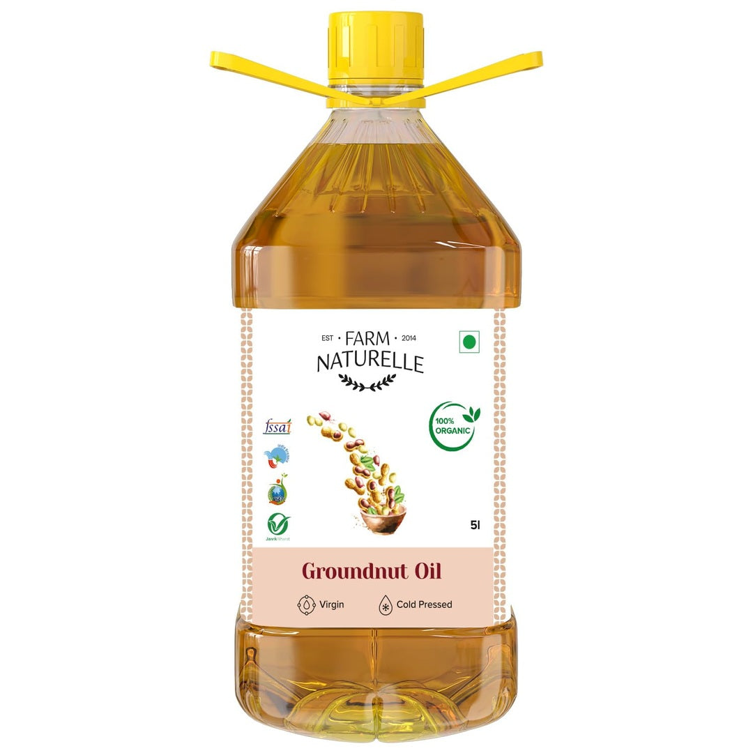 Farm Naturelle - Organic Wood Pressed Black Mustard Oil in Pet bottle in 1000ml| Mustard Oil for Cooking