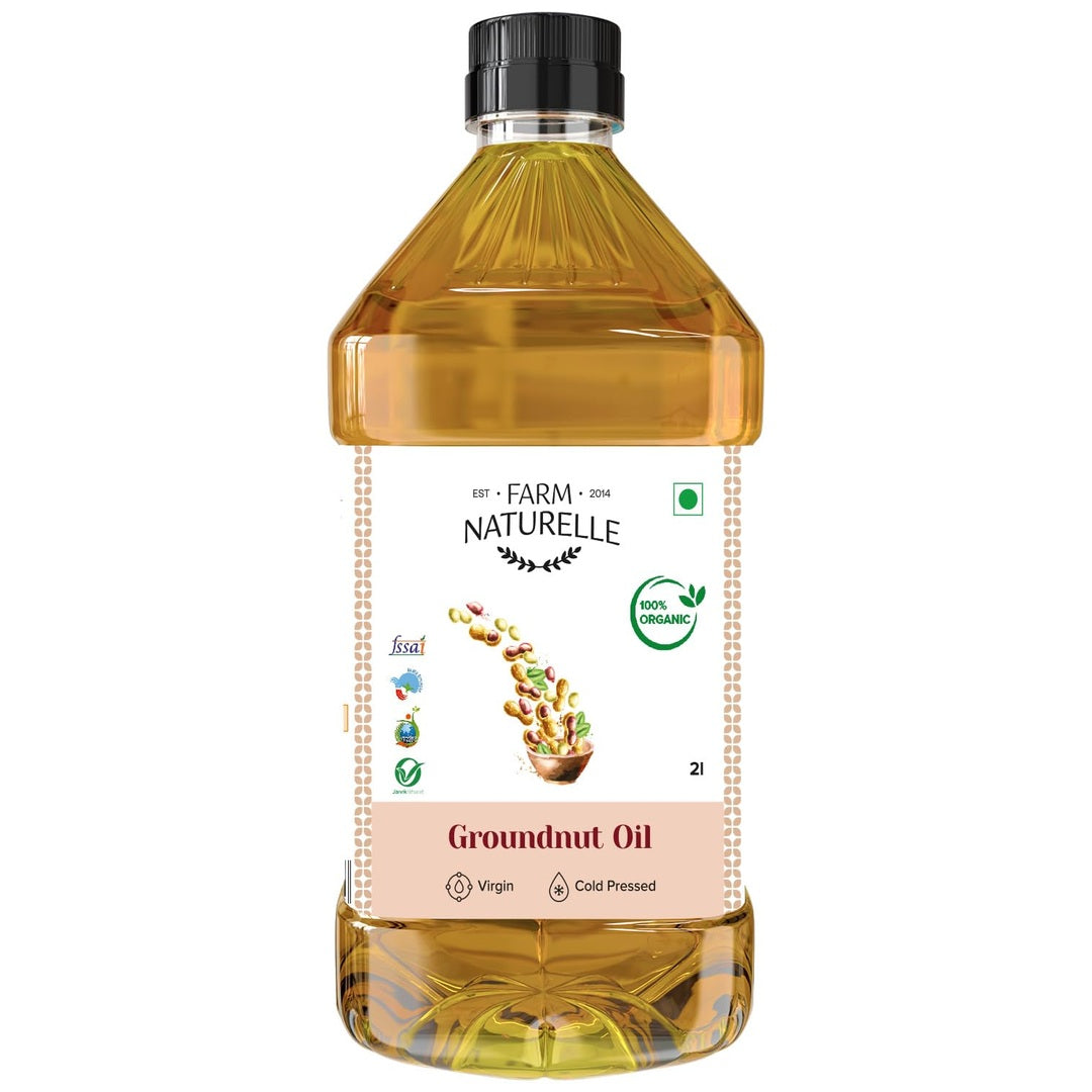 Farm Naturelle - Organic Wood Pressed Black Mustard Oil in Pet bottle in 1000ml| Mustard Oil for Cooking