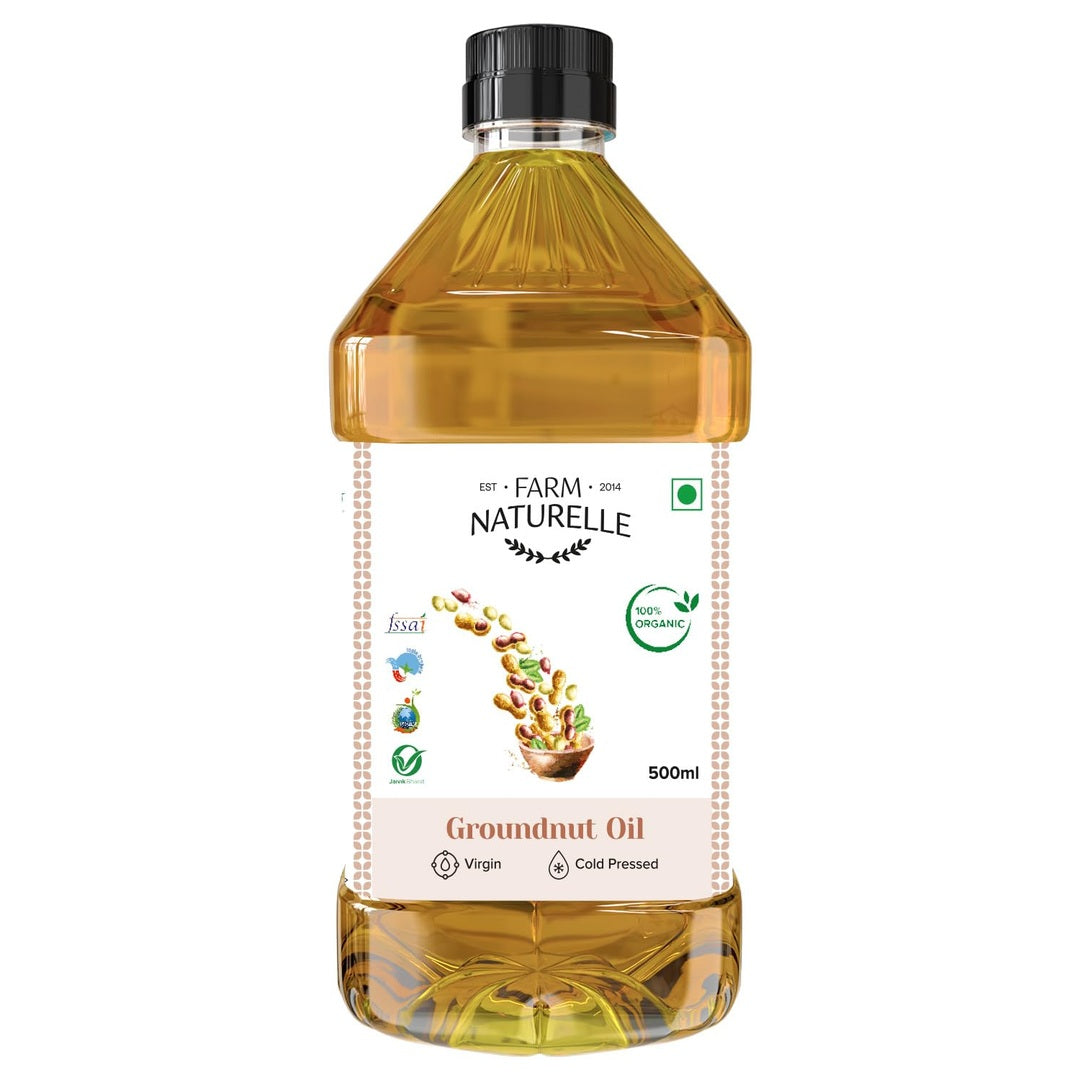 Farm Naturelle - Organic Wood Pressed Black Mustard Oil in Pet bottle in 1000ml| Mustard Oil for Cooking