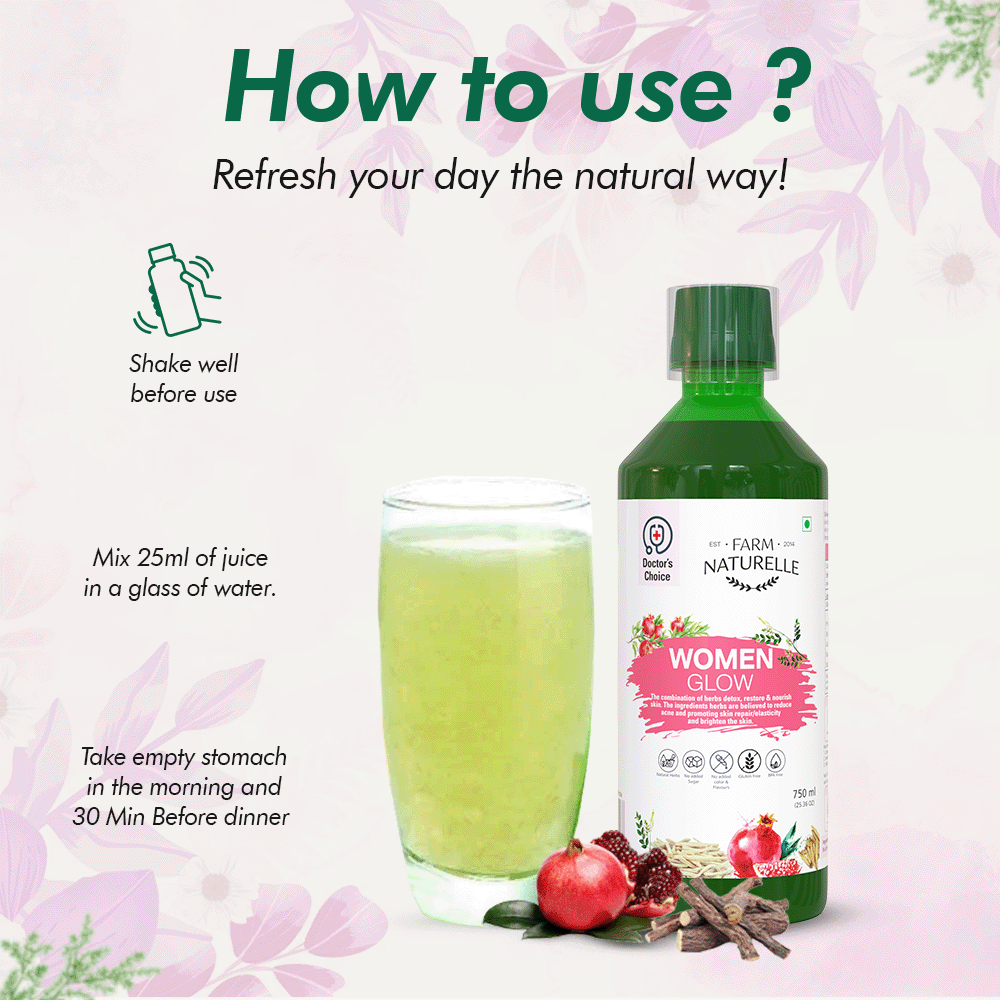 Glowing Women Herbal Juice – Enhance Skin Radiance & Overall Health Naturally