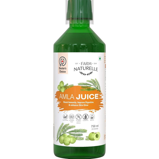Farm Naturelle - Amla Juice 750ml | Rich in Vitamin C | Supports Immune System |15 Day's Pack