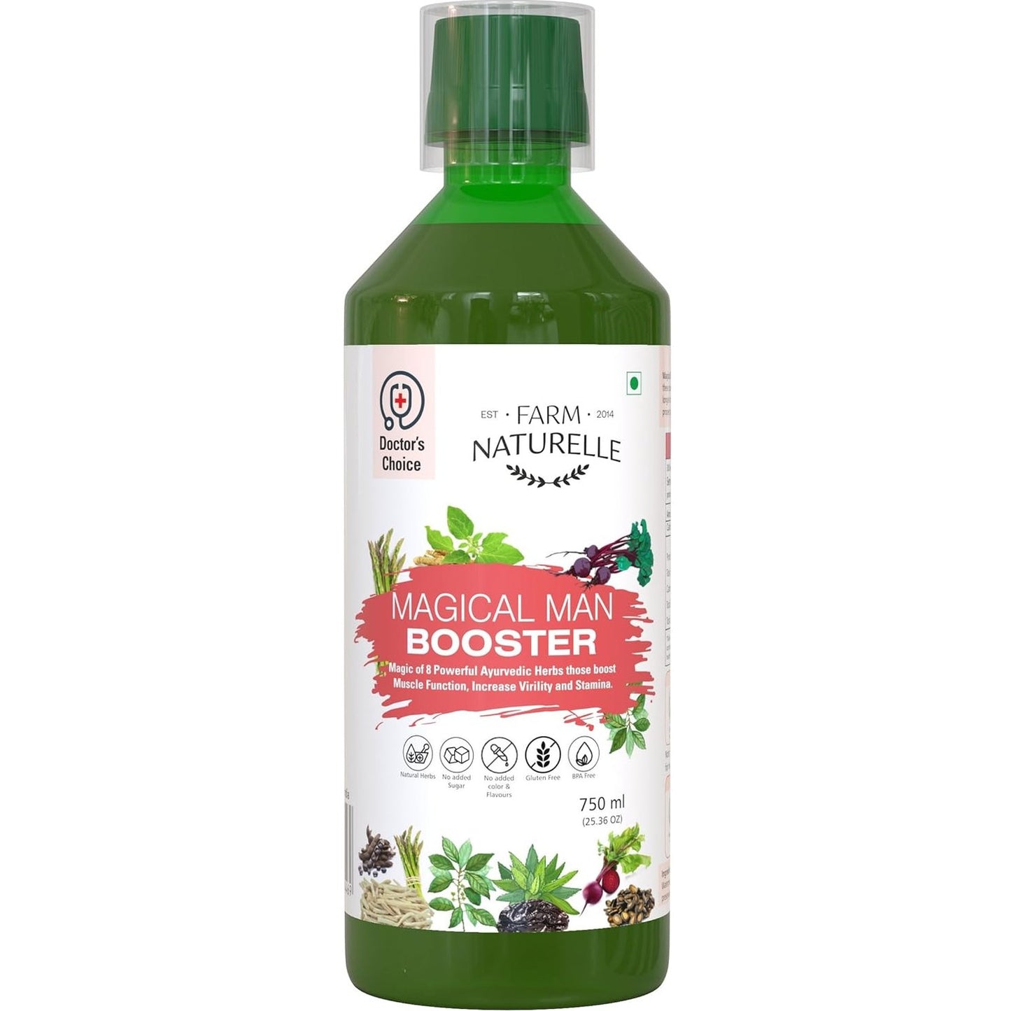 Farm Naturelle - Magical Man Juice 750ml | Supports Men's Health | Boosts Stamina|15 Day's Pack