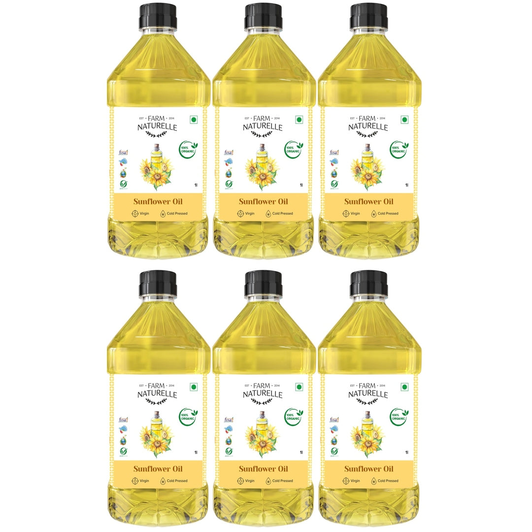 Farm Naturelle - Organic Wood Pressed Black Mustard Oil in Pet bottle in 1000ml| Mustard Oil for Cooking