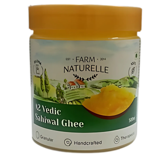 A2 Vedic Sahiwal Ghee - Farm Naturelle