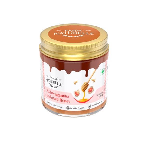 Pure Raw Delicious and Immunity Booster|Real Ashwagandha Infused Forest Honey| Immense Medicinal Value Naturally - Farm Naturelle