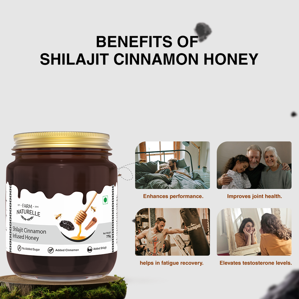 Shilajit Honey - Natural Boost for Strength and Stamina, 55g Jar