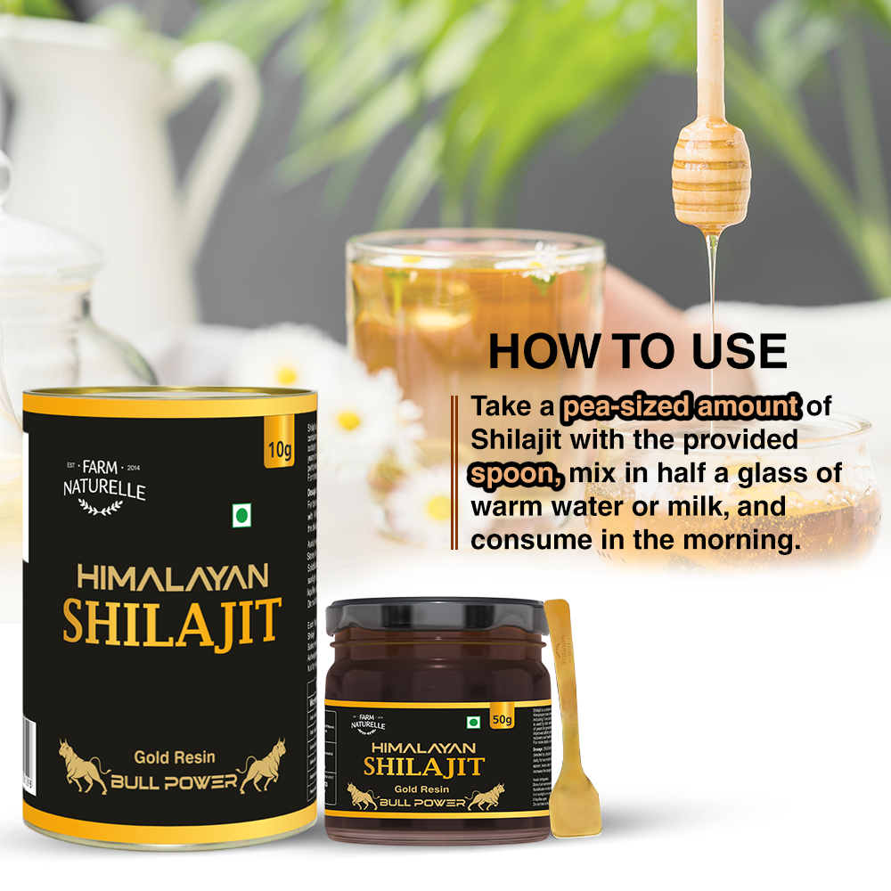 Pure Himalayan Shilajit Resin + 55g Free – Cinnamon Honey for Natural Health
