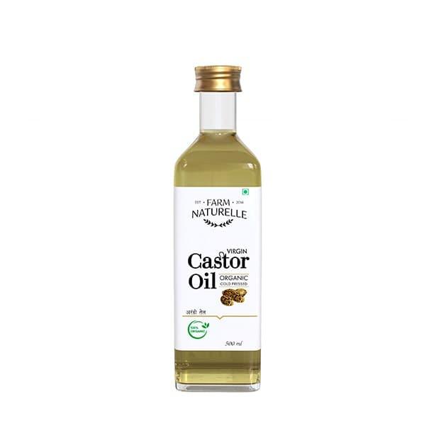 100% Pure Natural Organic Castor Seed Oil (Hindi-Arandi Oil) - Farm Naturelle