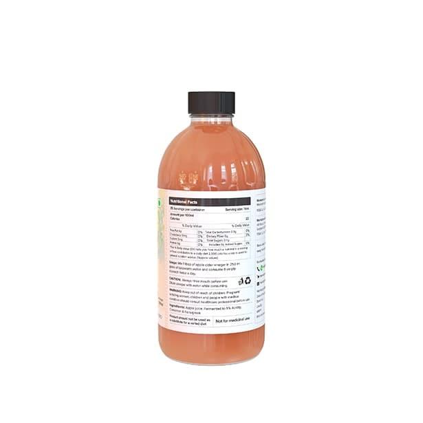 Organic Apple Cider Vinegar with Mother and Infused Cinnamon & Fenugreek - Farm Naturelle