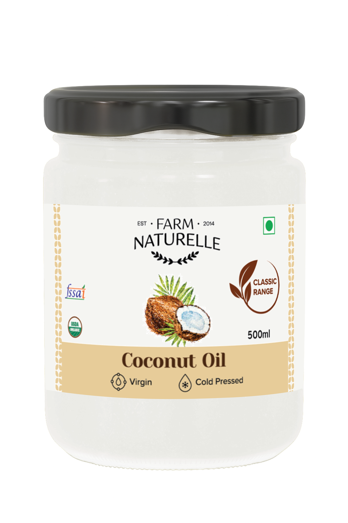 Extra Virgin Coconut Oil - Organic and Edible for Cooking