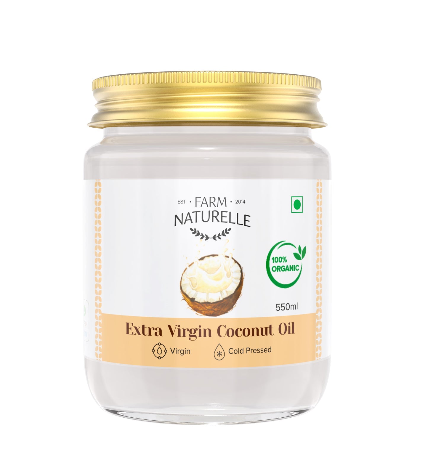 Extra Virgin Coconut Oil - Organic and Edible for Cooking