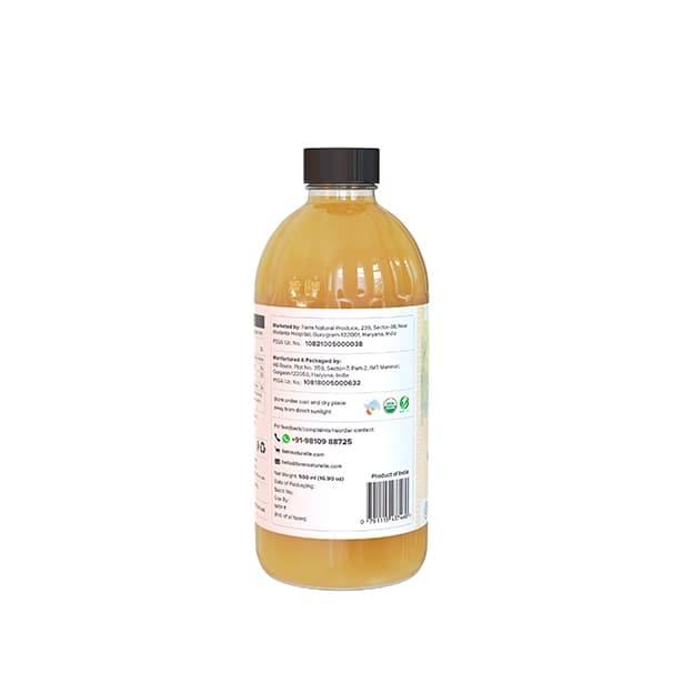 Organic Apple Cider Vinegar with Mother and Apple Cider Infused Ginger and Turmeric - Farm Naturelle