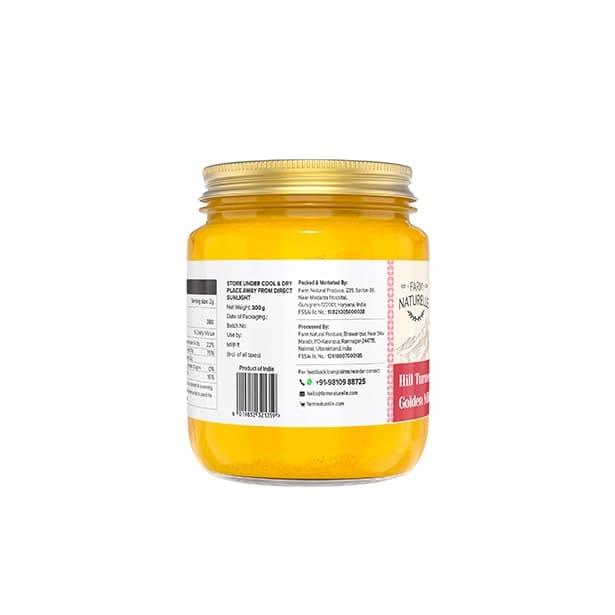 Golden Milk Masala Himalayan Turmeric latte Powder with Natural & Immunizing Spice Blend Himalayan Turmeric, Almonds, Cinnamon, Ginger , Cloves , Ashwagandha & Ground Balck Pepper - Farm Naturelle