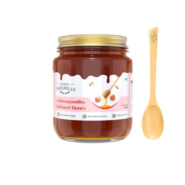 Pure Raw Delicious and Immunity Booster|Real Ashwagandha Infused Forest Honey| Immense Medicinal Value Naturally - Farm Naturelle