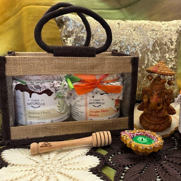 55g x 7 (All infused honey)  Spoon A different flavor for each day of the week - Farm Naturelle