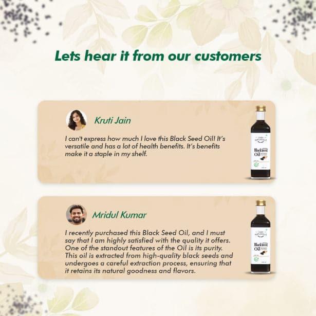 100% Pure, Natural, Organic Black Seed Oil-(Hindi-Kalongi oil) - Farm Naturelle