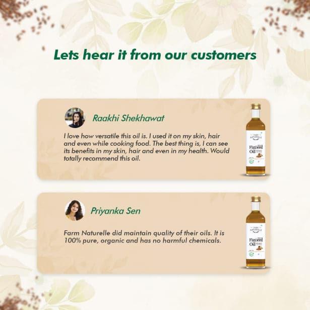 Flax Seed Oil - Farm Naturelle
