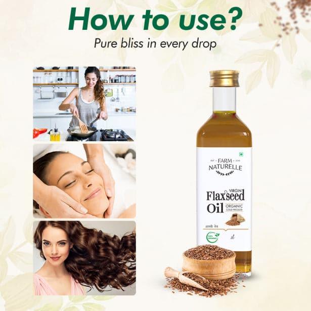 Flax Seed Oil - Farm Naturelle