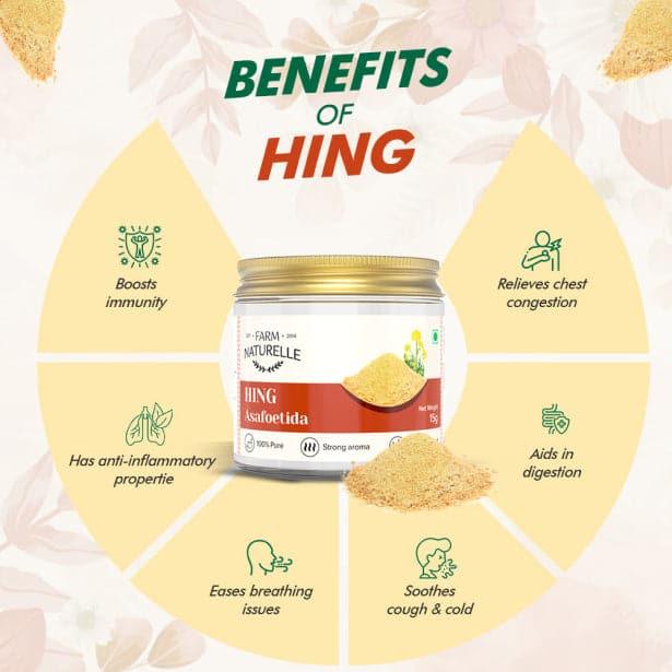 Strongest Aromatic Hing (Asafoetida from Kazakhthan)-100% Pure and Natural Heeng - Farm Naturelle