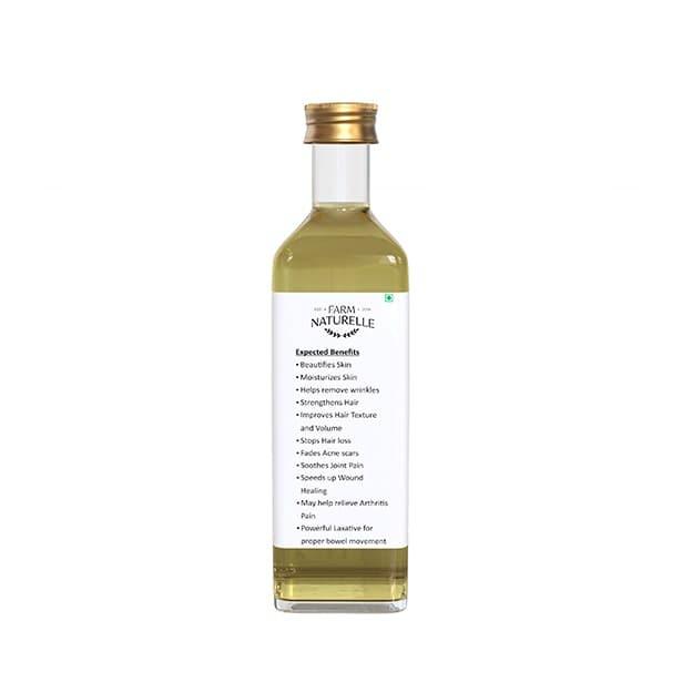 100% Pure Natural Organic Castor Seed Oil (Hindi-Arandi Oil) - Farm Naturelle