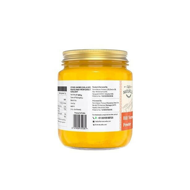 Pure Himalayan Mountain Turmeric Curcumin (Haldi) Powder - Farm Naturelle