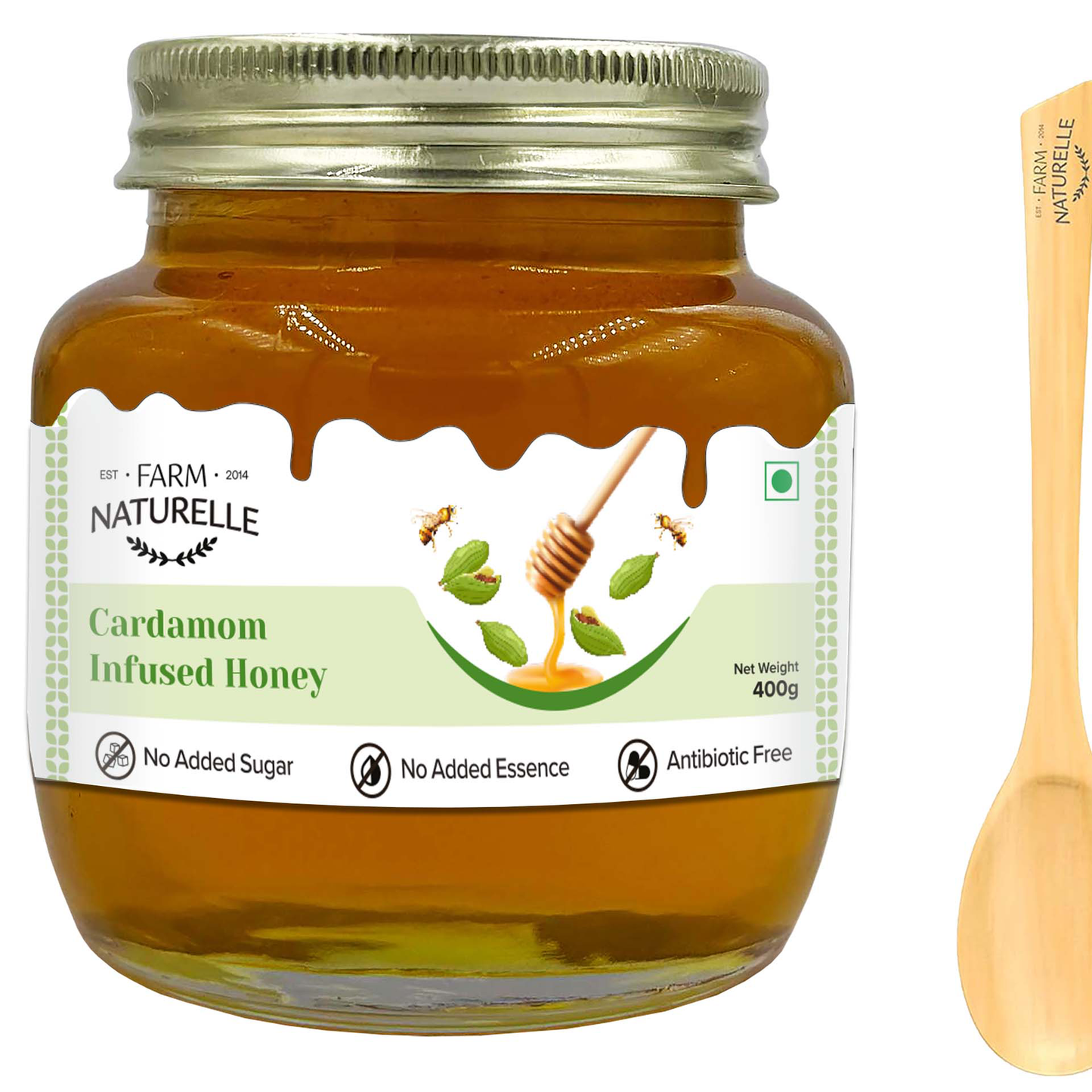Orange Zest & Cardamom Spice Honey Combo - 400gm X 2pcs
