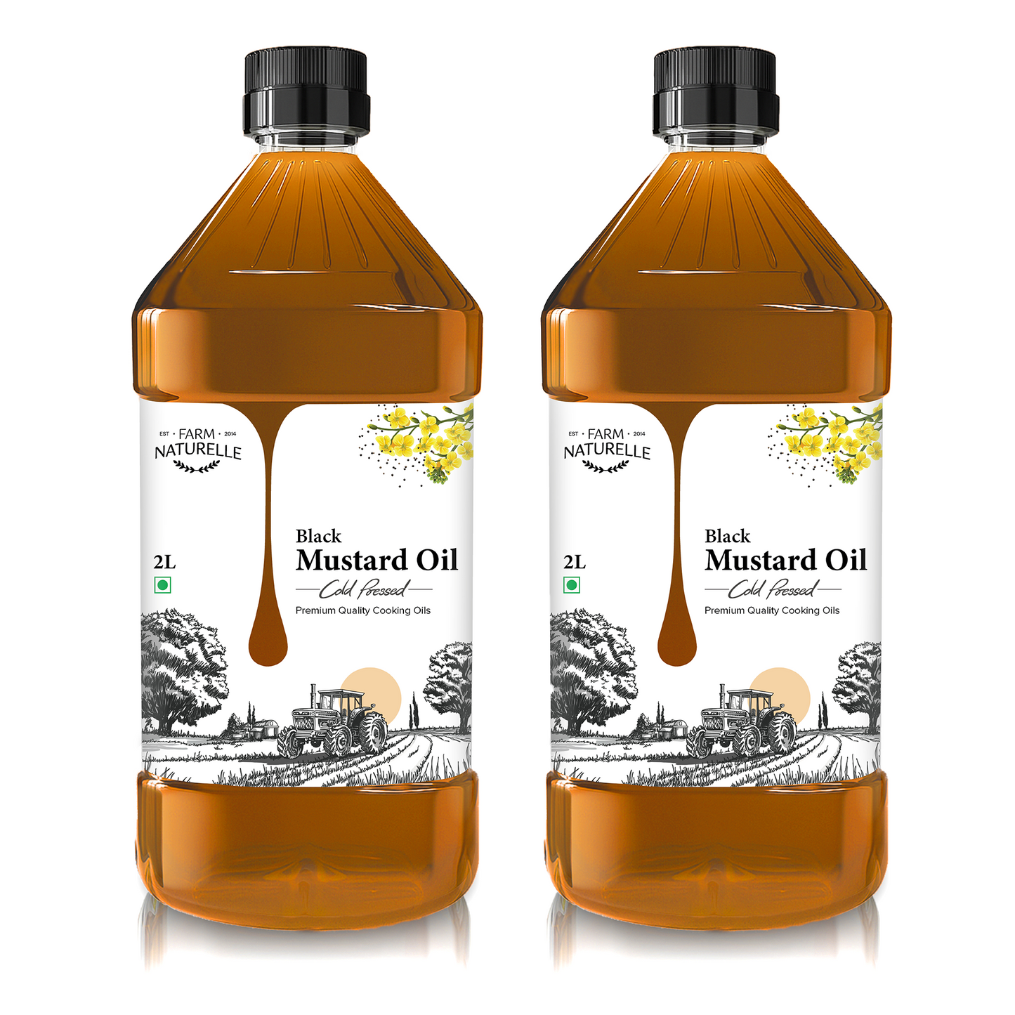 Pure Wood Pressed black Mustard Oil – Best Oil for High-Heat Cooking