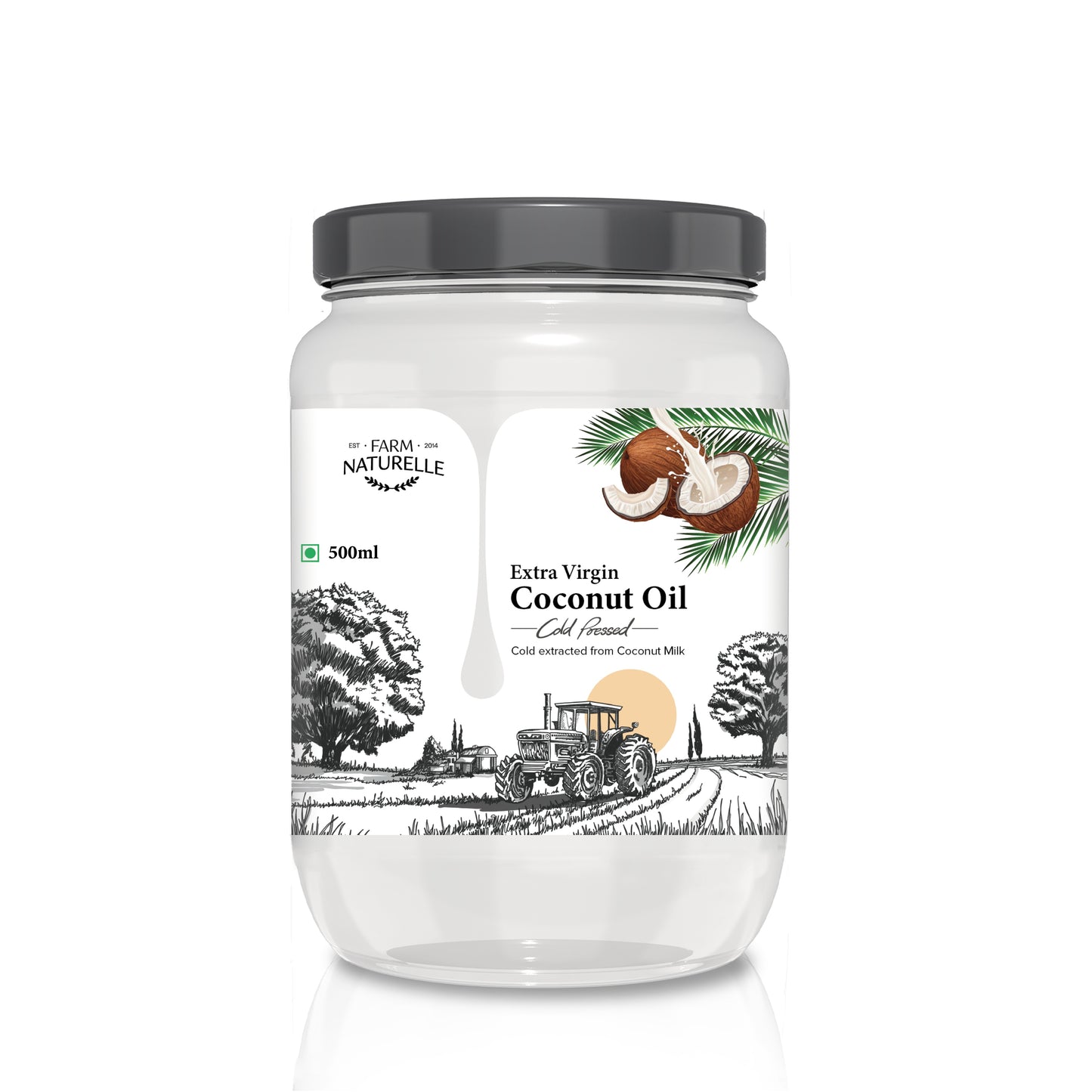 Extra Virgin Coconut Oil - Pure and Edible for Cooking