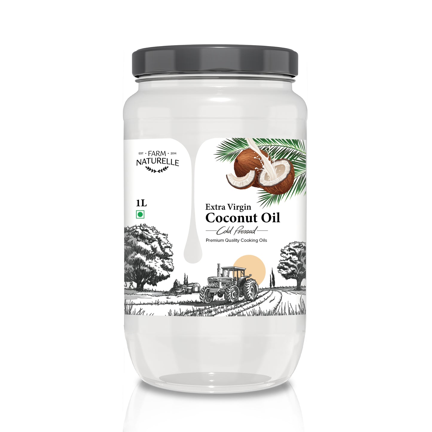 Extra Virgin Coconut Oil - Pure and Edible for Cooking