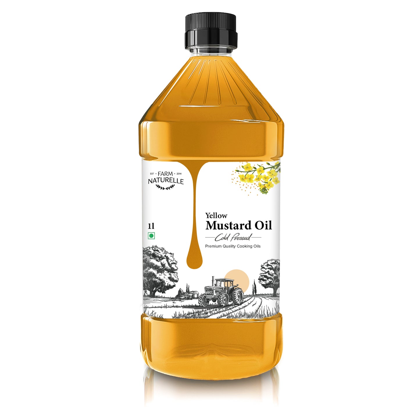 Pure Mustard Oil | Wood-Pressed Yellow Mustard Oil