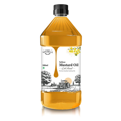 Pure Mustard Oil | Wood-Pressed Yellow Mustard Oil