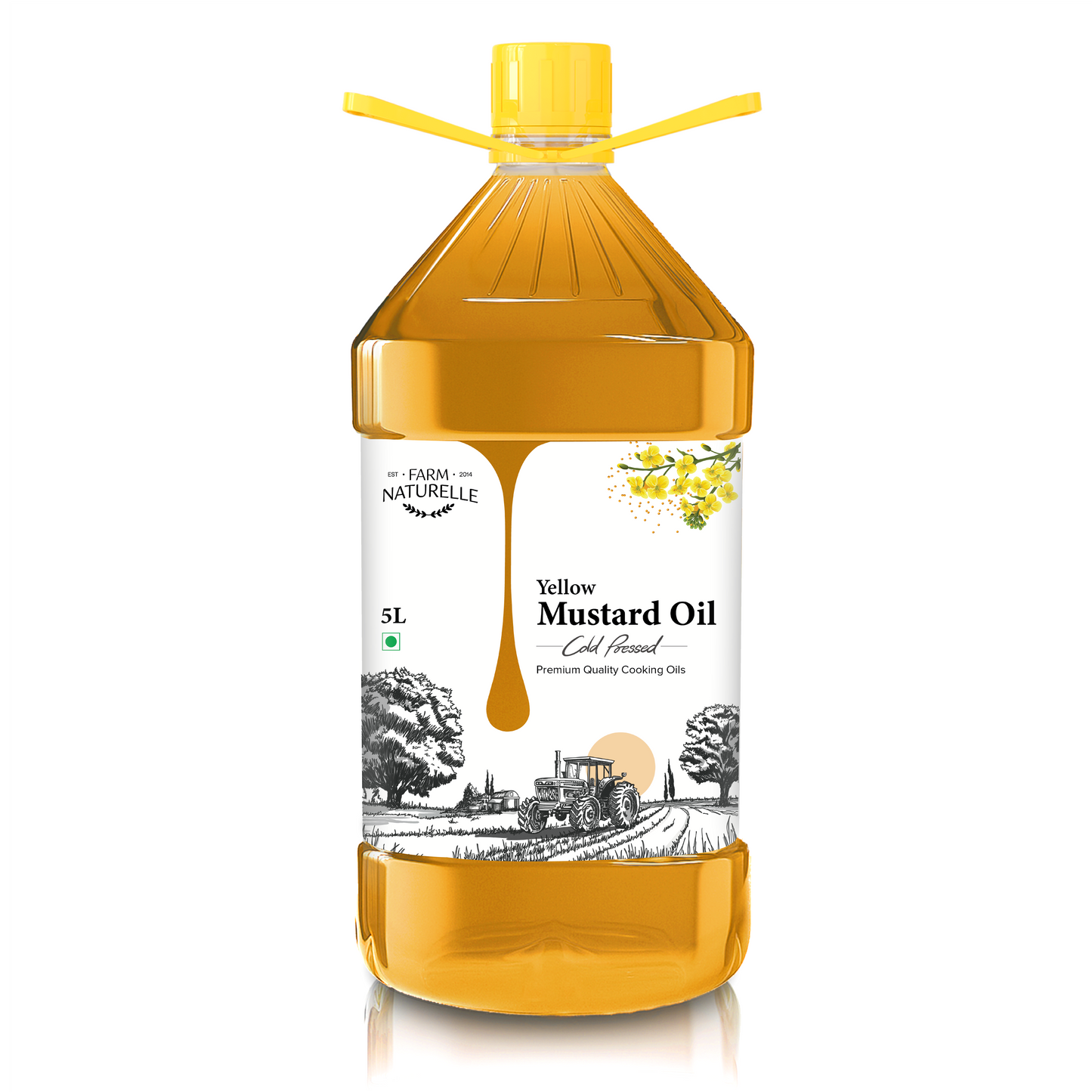 Pure Mustard Oil | Wood-Pressed Yellow Mustard Oil