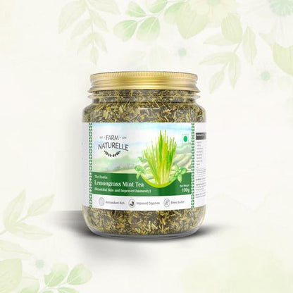 Lemongrass Mint Green Tea - Farm Naturelle 