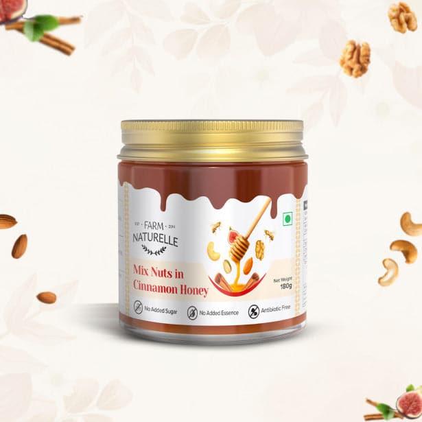 Mix Nut in Cinnamon Honey - Farm Naturelle 