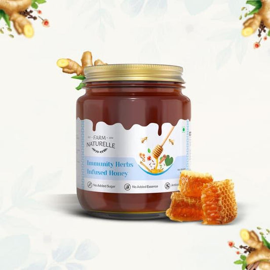 Immunity Herbs Infused Honey - Farm Naturelle 