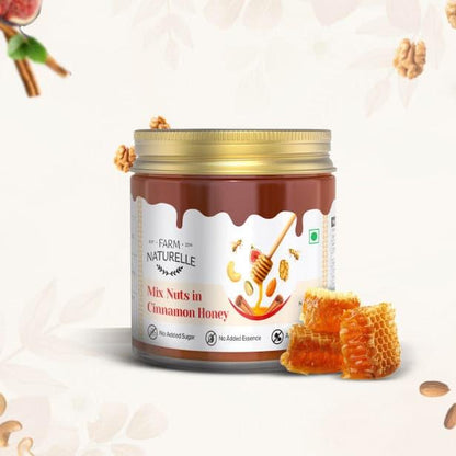 Mix Nut in Cinnamon Honey - Farm Naturelle 