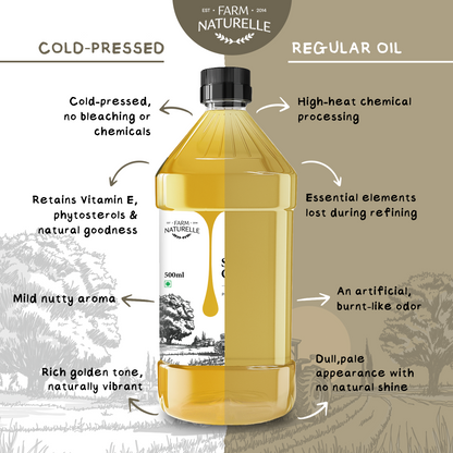 Pure Sunflower Cold Pressed Oil | Healthy Cooking Oil