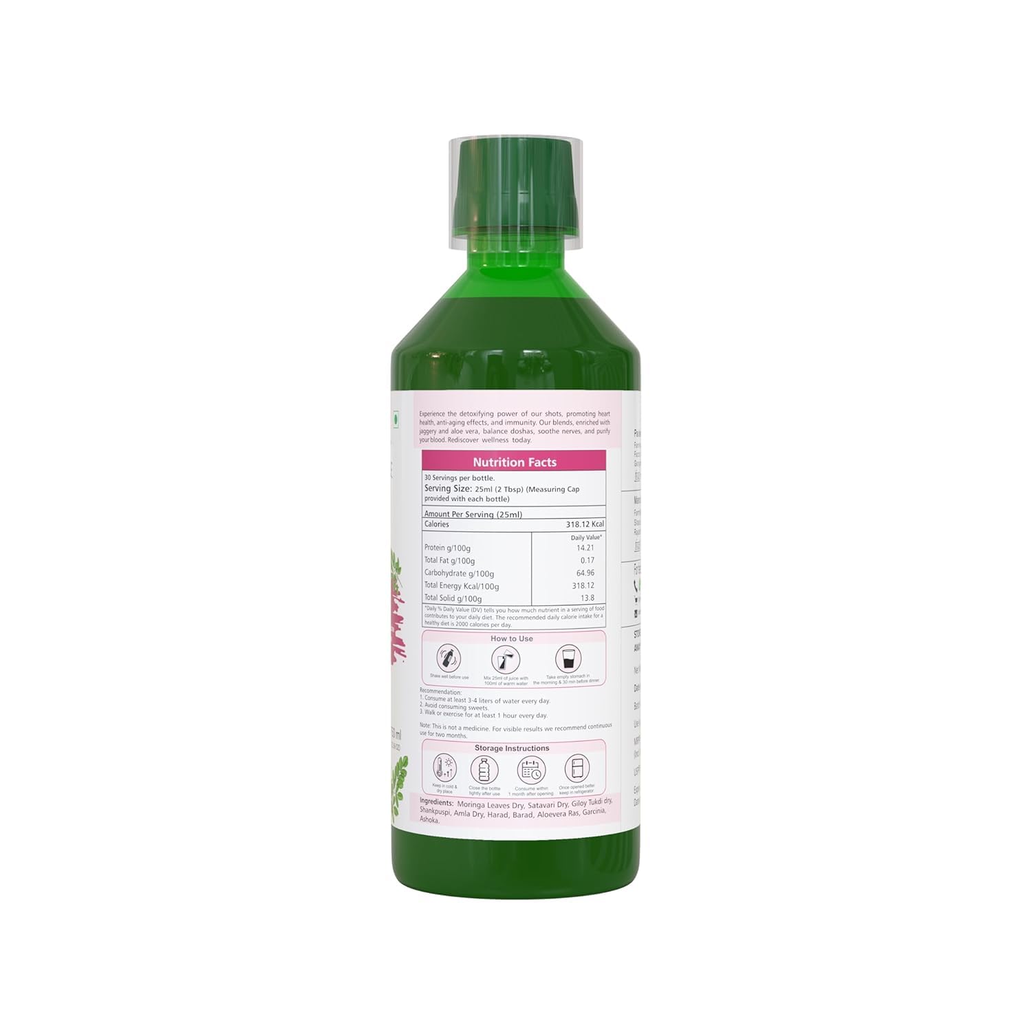 Farm Naturelle - Women's Wellness Juice - 750ml | Herbal Supplement for Hormonal Balance, PCOS and PCOD Management