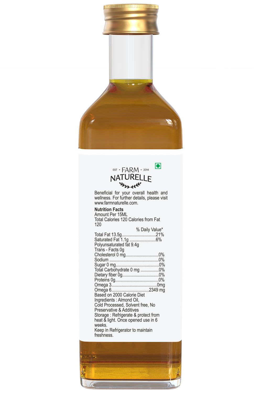 Almond Oil | Vitamin E Rich Skin & Hair Oil