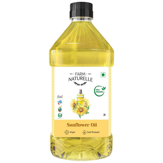 Farm Naturelle - Organic Wood Pressed Black Mustard Oil in Pet bottle in 1000ml| Mustard Oil for Cooking